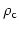 $\rho_{\rm c}$
