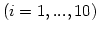 $(i=1,...,10)$