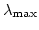 $\lambda_{\rm max}$