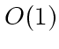 $O(1)$