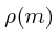 $\rho(m)$