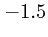 $-1.5$