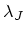 $\lambda_J$