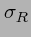 $\sigma_R$