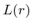 $L(r)$