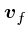 $\mbox{\boldmath$v$}_f$